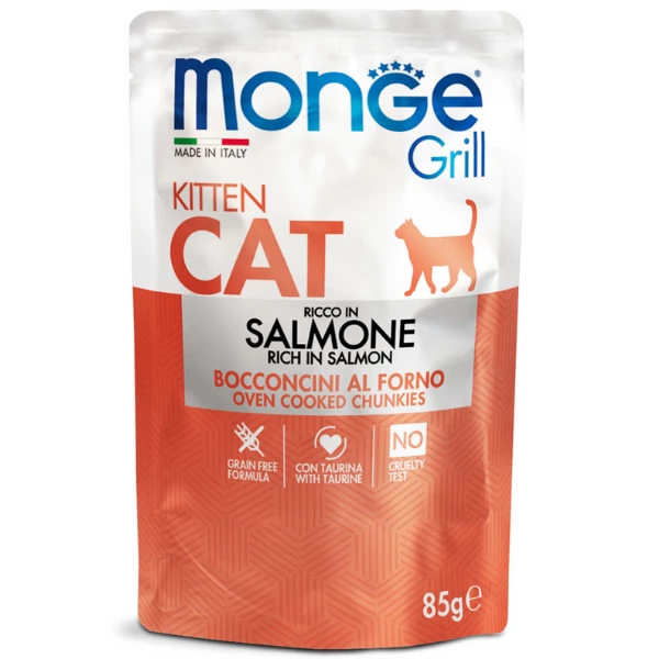 Monge Grill Grain Free Feline 85 Gr - Adult Agnello 3 Monge Grill Grain Free Feline 85 Gr - Adult Agnello