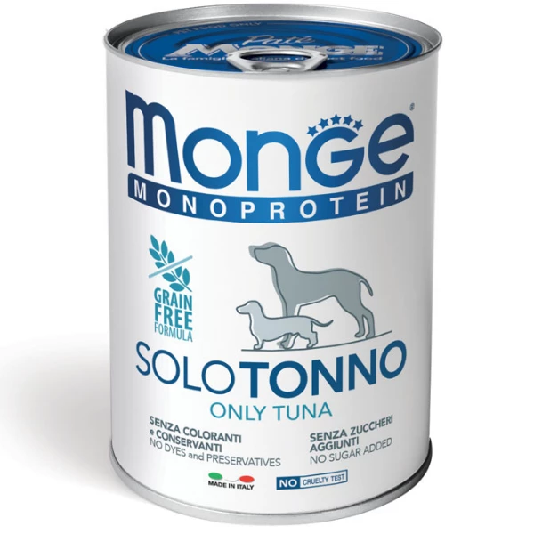 Monge Monoproteico SOLO 400 Gr - Tonno 4 Monge Monoproteico SOLO 400 Gr - Tonno - immagine 2
