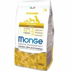 Monge Natural Superpremium Adult Pollo, Riso E Patate - 2,5 Kg