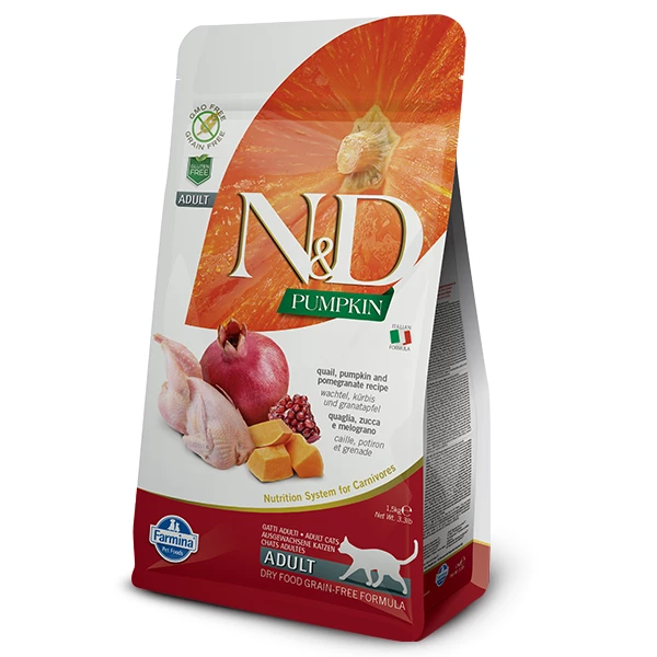 Farmina N&D Grain Free Pumpkin Neutered Quaglia E Melograno - 1,5 Kg 3 Farmina N&D Grain Free Pumpkin Neutered Quaglia E Melograno - 1,5 Kg