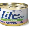LifeCat Life Cat Natural Kitten 85 Gr - Tonno