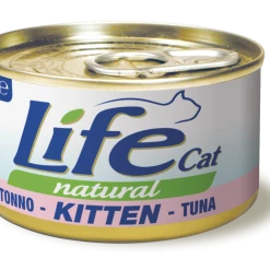 LifeCat Life Cat Natural Kitten 85 Gr - Tonno