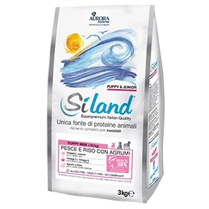 Siland Puppy Mini Monoproteico Pesce E Riso Con Agrumi - 3 Kg 3 Siland Puppy Mini Monoproteico Pesce E Riso Con Agrumi - 3 Kg