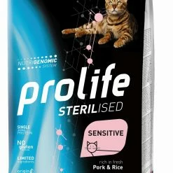 Prolife Sterilised Gatto Sensitive Maiale E Riso - 1,5 Kg