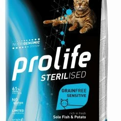 Prolife Sterilised Gatto Grain Free Sensitive Sogliola E Patate - 1,5 Kg