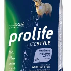 Prolife Lifestyle Cane Mature Medium/Large Pesce Bianco E Riso - 2,5 Kg