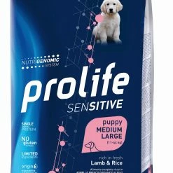 Prolife Sensitive Cane Puppy Medium/Large Agnello E Riso - 2,5 Kg