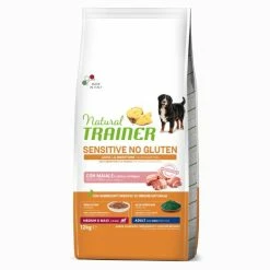 Natural Trainer Sensitive No Gluten Medium/Maxi Con Maiale - 12 Kg