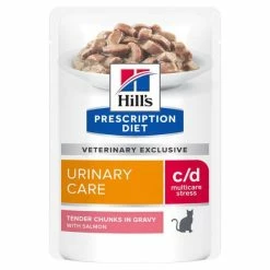 Hill's Prescription Diet C/d Urinary Stress Feline Multipack - Salmone