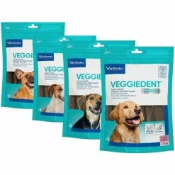 Virbac VeggieDent Fresh Snack Dentali - Confezione Da 120 Gr Per Cani XS 0-5 Kg