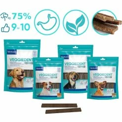Virbac VeggieDent Fresh Snack Dentali - Confezione Da 120 Gr Per Cani XS 0-5 Kg -Cibo per gatti negozio grafiche magento bauzaar 2023 03 01t144317.303