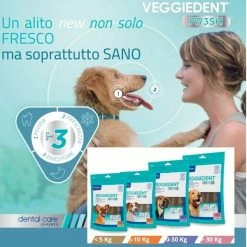 Virbac VeggieDent Fresh Snack Dentali - Confezione Da 120 Gr Per Cani XS 0-5 Kg -Cibo per gatti negozio grafiche magento bauzaar 2023 03 01t144331.631