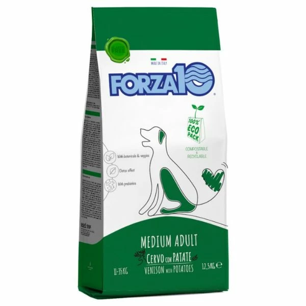 Forza10 Maintenance Medium Adult Al Cervo Con Patate - 12,5 Kg 3 Forza10 Maintenance Medium Adult Al Cervo Con Patate - 12,5 Kg
