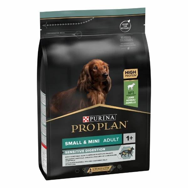 Purina Pro Plan Sensitive Digestion Small E Mini Adult Crocchette Cane Agnello - 3 Kg 3 Purina Pro Plan Sensitive Digestion Small E Mini Adult Crocchette Cane Agnello - 3 Kg