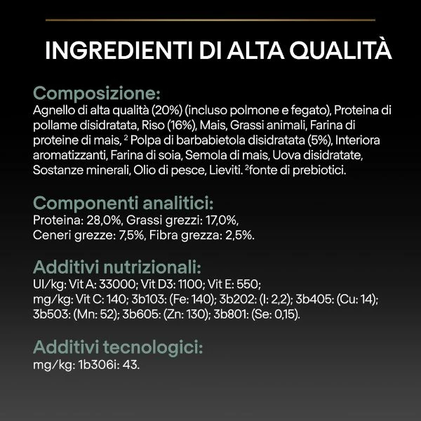Purina Pro Plan Sensitive Digestion Small E Mini Adult Crocchette Cane Agnello - 3 Kg 6 Purina Pro Plan Sensitive Digestion Small E Mini Adult Crocchette Cane Agnello - 3 Kg - immagine 4