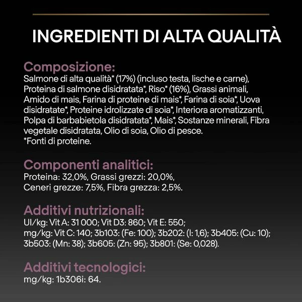 Purina Pro Plan Sensitive Skin Medium Puppy Crocchette Cane Salmone - 3 Kg 6 Purina Pro Plan Sensitive Skin Medium Puppy Crocchette Cane Salmone - 3 Kg - immagine 4