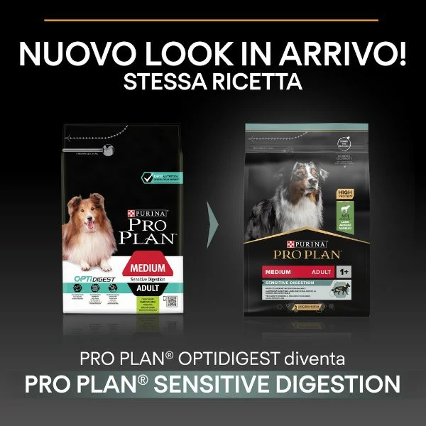 Purina Pro Plan Sensitive Digestion Medium Adult Crocchette Cane Agnello - 3 Kg 4 Purina Pro Plan Sensitive Digestion Medium Adult Crocchette Cane Agnello - 3 Kg - immagine 2