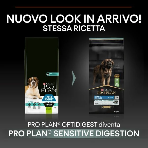Purina Pro Plan Sensitive Digestion Large Robust Adult Crocchette Cane Agnello - 14 Kg 4 Purina Pro Plan Sensitive Digestion Large Robust Adult Crocchette Cane Agnello - 14 Kg - immagine 2