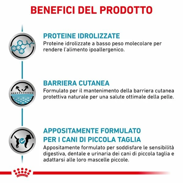 Royal Canin Hypoallergenic Small Dog - 1 Kg 4 Royal Canin Hypoallergenic Small Dog - 1 Kg - immagine 2