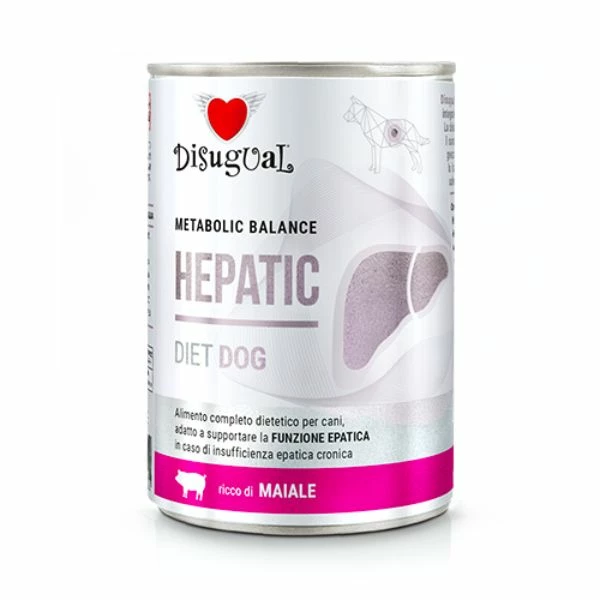 Disugual Diet Dog Metabolic Balance Patè Hepatic 400 Gr - Maiale 3 Disugual Diet Dog Metabolic Balance Patè Hepatic 400 Gr - Maiale