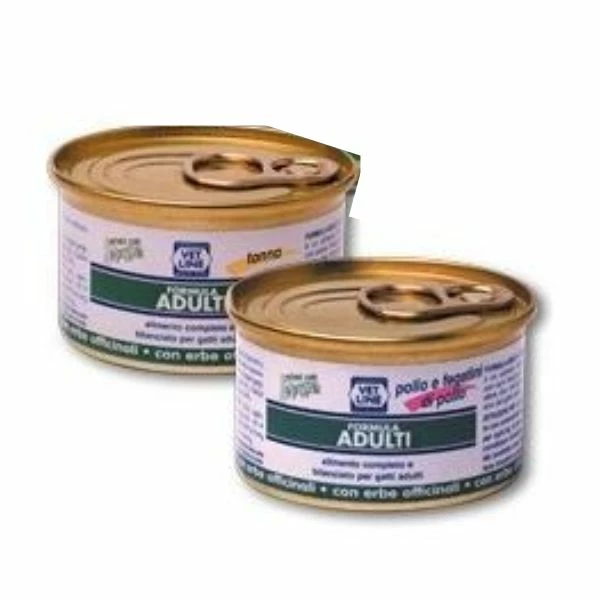 Vet Line Formula Adulti Cat 85 Gr - Pollo E Tonno 3 Vet Line Formula Adulti Cat 85 Gr - Pollo E Tonno