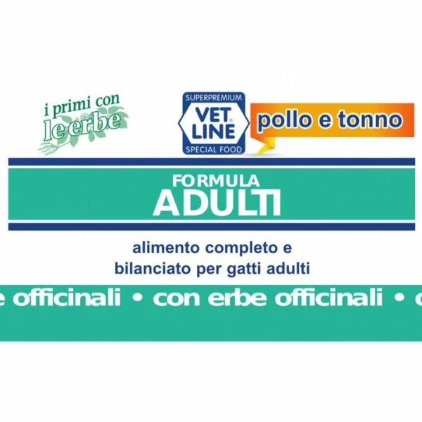 Vet Line Formula Adulti Cat 85 Gr - Pollo E Tonno 4 Vet Line Formula Adulti Cat 85 Gr - Pollo E Tonno - immagine 2