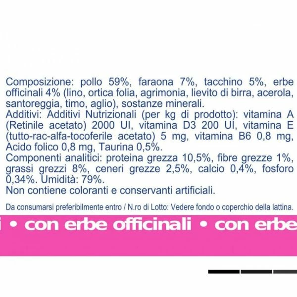 Vet Line Formula Primi Mesi Kitten 85 Gr - Faraona E Tacchino 5 Vet Line Formula Primi Mesi Kitten 85 Gr - Faraona E Tacchino - immagine 3