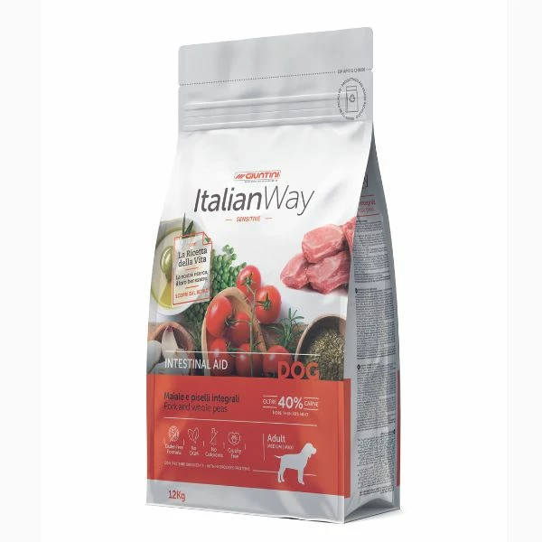 Italian Way ItalianWay Medium/Maxi Adult Intestinal Maiale E Piselli - 12 Kg 3 Italian Way ItalianWay Medium/Maxi Adult Intestinal Maiale E Piselli - 12 Kg