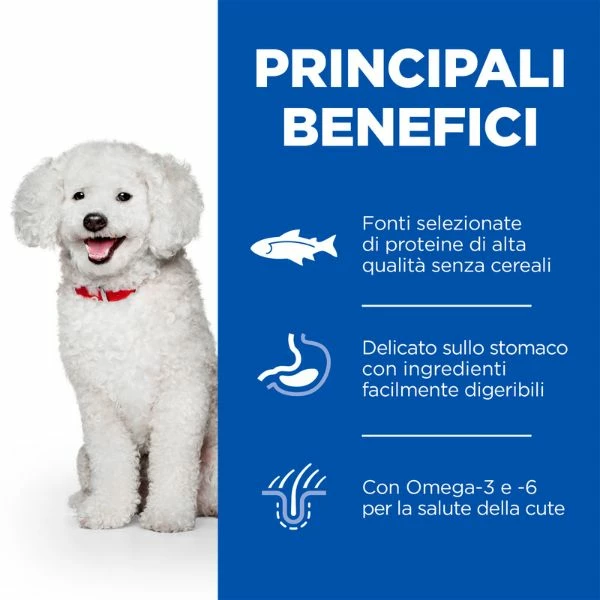 Hill's Science Plan Hypoallergenic Adult Small&Mini Dog Al Salmone - 1,5 Kg 4 Hill's Science Plan Hypoallergenic Adult Small&Mini Dog Al Salmone - 1,5 Kg - immagine 2