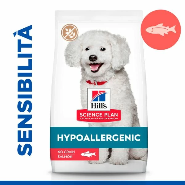Hill's Science Plan Hypoallergenic Adult Small&Mini Dog Al Salmone - 1,5 Kg 7 Hill's Science Plan Hypoallergenic Adult Small&Mini Dog Al Salmone - 1,5 Kg - immagine 5