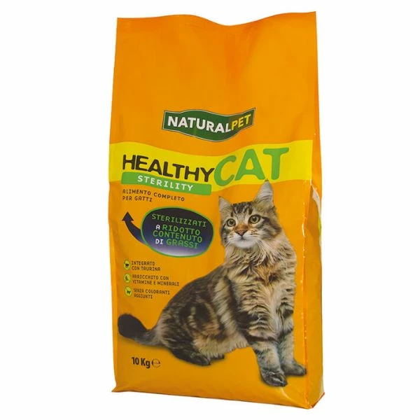 NaturalPet Cat Healty Light Sterilised - 10 Kg 3 NaturalPet Cat Healty Light Sterilised - 10 Kg