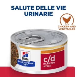Hill's Prescription Diet Feline C/d Urinary Stress 82 Gr - Spezzatino Pollo E Verdure 20 Hill's Prescription Diet Feline C/d Urinary Stress 82 Gr - Spezzatino Pollo E Verdure -Cibo per gatti negozio grafiche prodotti magento 600x600 2022 02 27t182301.733