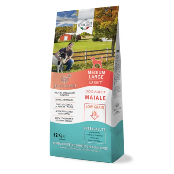 Marpet Aequilibria Vet Low Grain Dog Medium/Large Maiale - 12 Kg 3 Marpet Aequilibria Vet Low Grain Dog Medium/Large Maiale - 12 Kg