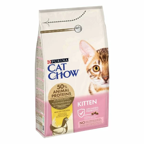 Purina Cat Chow Kitten Ricco Di Pollo - 1,5 Kg 3 Purina Cat Chow Kitten Ricco Di Pollo - 1,5 Kg