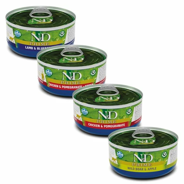 Farmina N&D Prime Grain Free Feline 70 Gr - Cinghiale E Mela 3 Farmina N&D Prime Grain Free Feline 70 Gr - Cinghiale E Mela