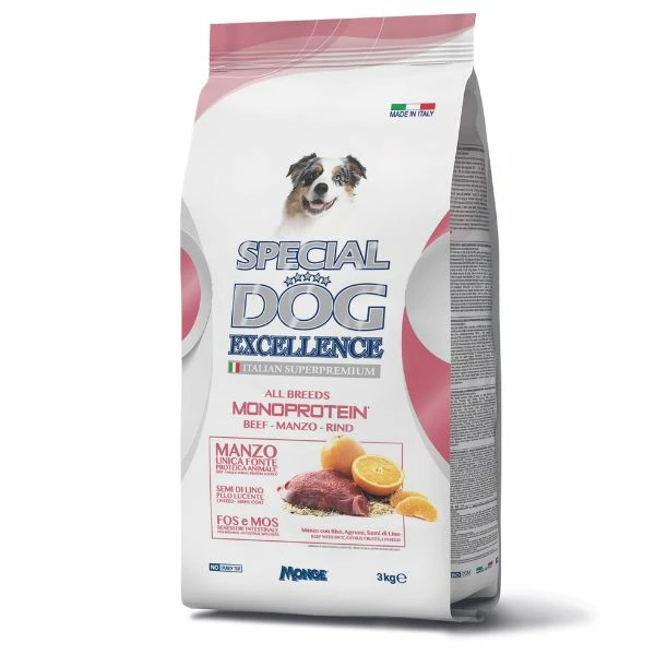 Monge Special Dog Excellence Monoproteico All Breeds Manzo - 3 Kg 3 Monge Special Dog Excellence Monoproteico All Breeds Manzo - 3 Kg