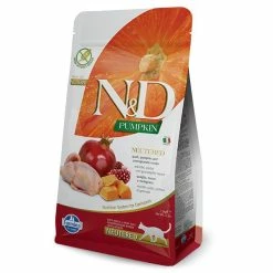 Farmina N&D Pumpkin Grain Free Neutered Feline Quaglia Zucca E Melograno - 5 Kg