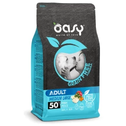 Oasy Grain Free Adult Medium Large Pesce - 12 Kg