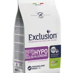 Exclusion Diet Hypoallergenic Medium/Large Breed Insetti E Piselli - 12 Kg