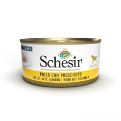 Schesir Dog 150 Gr - PUPPY Con Tonno E Aloe -Cibo per gatti negozio pollo prosciutto fuori 1
