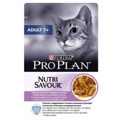 Purina Pro Plan Nutri Savour Senior 7+ Umido Gatto Teneri Pezzetti In Salsa Con Tacchino - 85 Gr