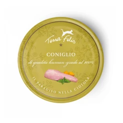 Terra Felis Umido Gatto Grain Free 80 Gr - Salmone E Pollo -Cibo per gatti negozio terra felis coniglio 1